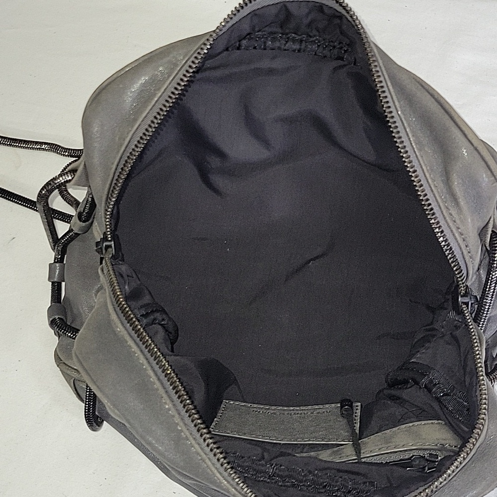 Alexander Wang Gray Leather Crossbody Shoulder Bag - Picture 11 of 15